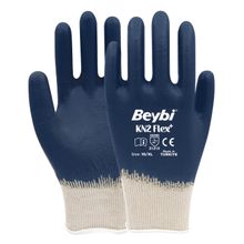 Beybi KN2 Flex+ Pamuk Likralı Lacivert Örme Eldiven