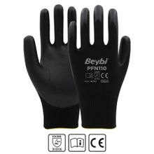 Beybi PFN110 Polyester Örgü Üzeri ½ Köpük Nitril Kaplı Eldiven