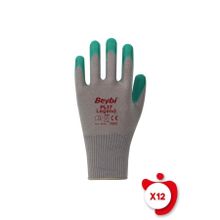 Beybi PL17 Legend Yeşil 10 Beden 12 Çift Polyester Örme Lateks İş Eldiveni