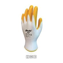 Beybi PN7 Polyester Örme NO:9 Koli Nitril Eldiven