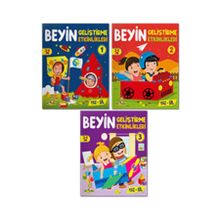 Beyin Geliştirme Etkinlikleri 3-6 Yaş Yaz-Sil Kitaplar
