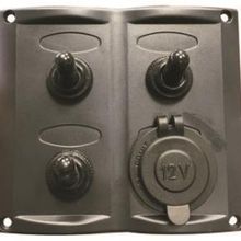 Bfy 3'lü Swıtch Panel Çakmak Soketli 95x105mm