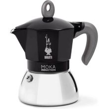 Bialetti İndüksiyon Siyah Moka Pot