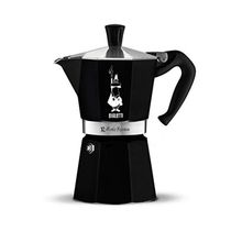 Bialetti Nera 6 Cup Siyah Moka Pot