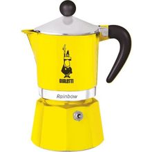 Bialetti Rainbow 1 Cup Sarı Moka Pot