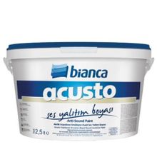 Bianca 2.5 lt Beyaz Acusto Anti Sound Paint Ses Yalıtım Boyası