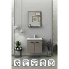 Biani Fix Arya 65 cm Latte Banyo Dolabı