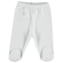 Bibaby Patikli Basic Nature Beyaz 9-12 AY Organik Pantolon