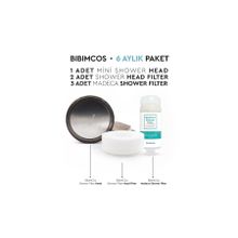 Bibimcos 6 Aylık Mini Duş Başlığı+2 Yedek Filtre+3 Madeca Duş Filtresi
