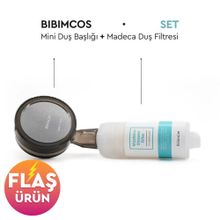 Bibimcos Mini Duş Başlığı+Madeca Duş Filtresi