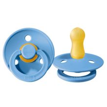 Bibs 6-18 Ay Colour Bebek Doğal Kauçuk Emzik Sky Blue