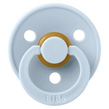 Bibs Colour Simetrik Kauçuk Baby Blue 0-6 Ay Emzik