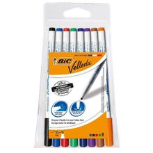 Bic 119900 Velleda Çocuk 1721 8'li Karışık Beyaz Tahta Kalemi