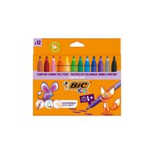 Bic 517250 Comfort Jumbo 12 Renk Keçeli Kalem