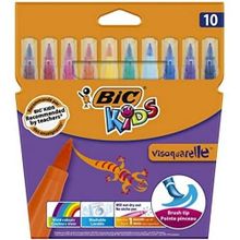 Bic 8289641 Visequerella Fırça Uç 10 Renk Keçeli Kalem