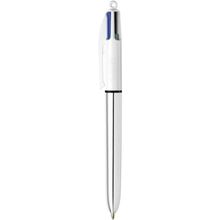 Bic 919380 4 Colours Shıne Gümüş Gövde Tükenmez Kalem