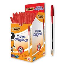 Bic Cristal Medium 50 Adet 3 km Yazma Kırmızı 1.0 mm Tükenmez Kalem