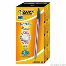 Bic Cristal Medium Siyah Tükenmez Kalem