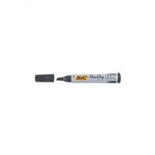 Bic Permanent Kesik Uçlu 12 Adet Siyah Markör