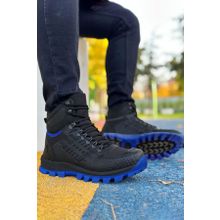 BIG KING BIGKING002766 Siyah Mavi Hydro Su Geçirmez Outdoor Erkek Trekking Bot
