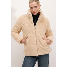 Bigdart 5178 Astarlı Peluş Kadın Mont