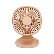 Bigmate YM88192A Pembe Mini Masa Fanı Taşınabilir Serinletici Şarjlı 3 Kademeli Hız Ayarı Vantilatör