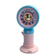 Bigmate YS2253A Taşınabilir Serinletici Şarjlı Pembe 3 Kademeli Hız Ayarı Mini El Fanı Vantilatör