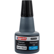 Bigpoint 30 ml Siyah 12'li Istampa Mürekkebi