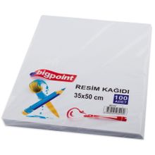Bigpoint 35x50 cm 100'lü Paket Resim Kağıdı
