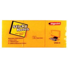 Bigpoint 40x50 mm Neon Turuncu 3'lü Yapışkanlı Not Kağıdı
