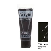 Bigpoint 75 ml Lamp Black 793 Akrilik Boya