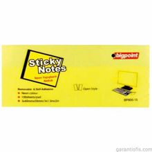 Bigpoint BP 805 Neon 100 Yaprak 40x50 mm Yapışkanlı Not Kağıdı
