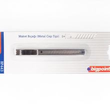 Bigpoint BP443 Dar Metal Cep Tipi Maket Bıçağı