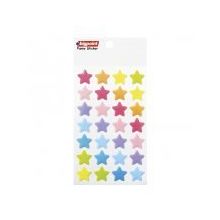 Bigpoint Pastel Renkli Yıldızlar Büyük Boy Sticker