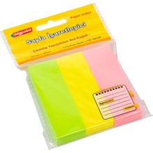 Bigpoint Yapışkanlı Neon 40x50 mm 3'lü 4 Renk Not Kağıdı