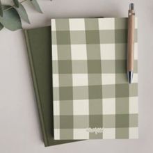 Bikutumutluluk Haki Yeşil Oduncu Gömlek Deseni Defter