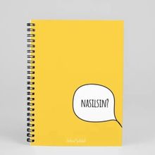 Bikutumutluluk N023 Renkli Tasarım Spiralli Defter