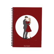 Bikutumutluluk N045 A5 Romantik Dans Tasarım Spiralli Defter