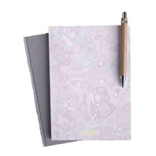 Bikutumutluluk Pastel Renkler Cam Deseni Defter