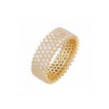 Bilezikhane Tamtur 4 Sıra 5.00 Gram 14 Ayar Altın Yüzük