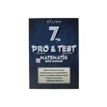 Bilfen 7.Sınıf Pro&Test Matematik Yeni Nesil Soru Bankası