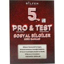 Bilfen Yayınları 5. Sınıf Pro Test Sosyal Bilgiler Soru Bankası