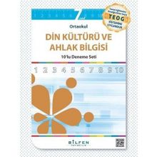 Bilfen Yayınları - 7.Sınıf Din Kültürü ve Ahlak Bilgisi 10 Deneme Sınavı - kollektif