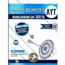 Bilgi Sarmal Yayınları AYT Sosyal Bilimler 1 30 x 16 Branş Denemeleri