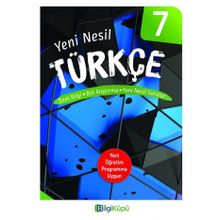 Bilgiküpü Yayınları 7. Sınıf Yeni Nesil Türkçe