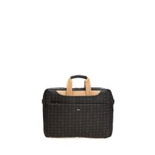 Bilik Deri BRIEFCASE-MN Monogram Siyah/Camel Unisex Laptop & Evrak Çantası