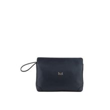 Bilik Deri MTŞ 30 Lacivert Rölax Kadın Portföy Clutch Çanta