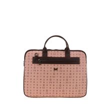 Bilik Deri RH09 BUSİNESS-MN Monogram Pembe Kahve Unisex Laptop ve Evrak Çantası