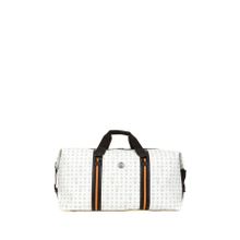 Bilik Deri RH25 DUFFLE-MN Monogram Beyaz Unisex Seyahat Çantası