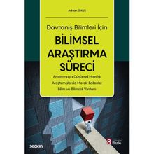 Bilimsel Araştırma Süreci Seçkin Yayıncılık